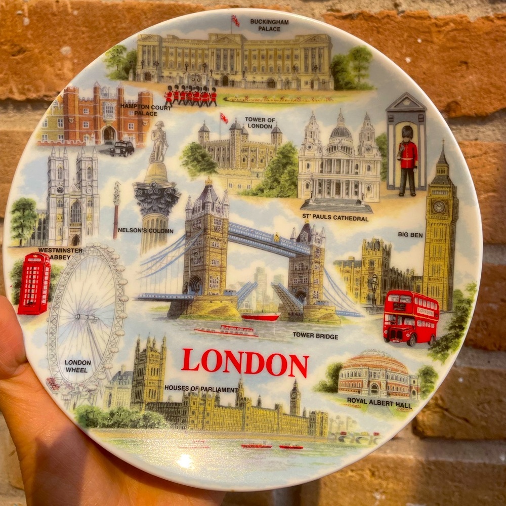 LONDON ENGLAND PLATE DECOR collective house